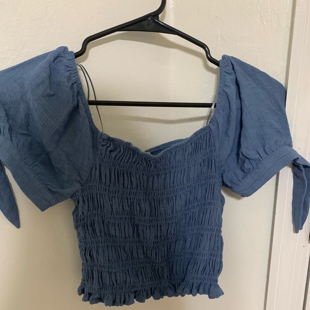 Love tree blue shirt